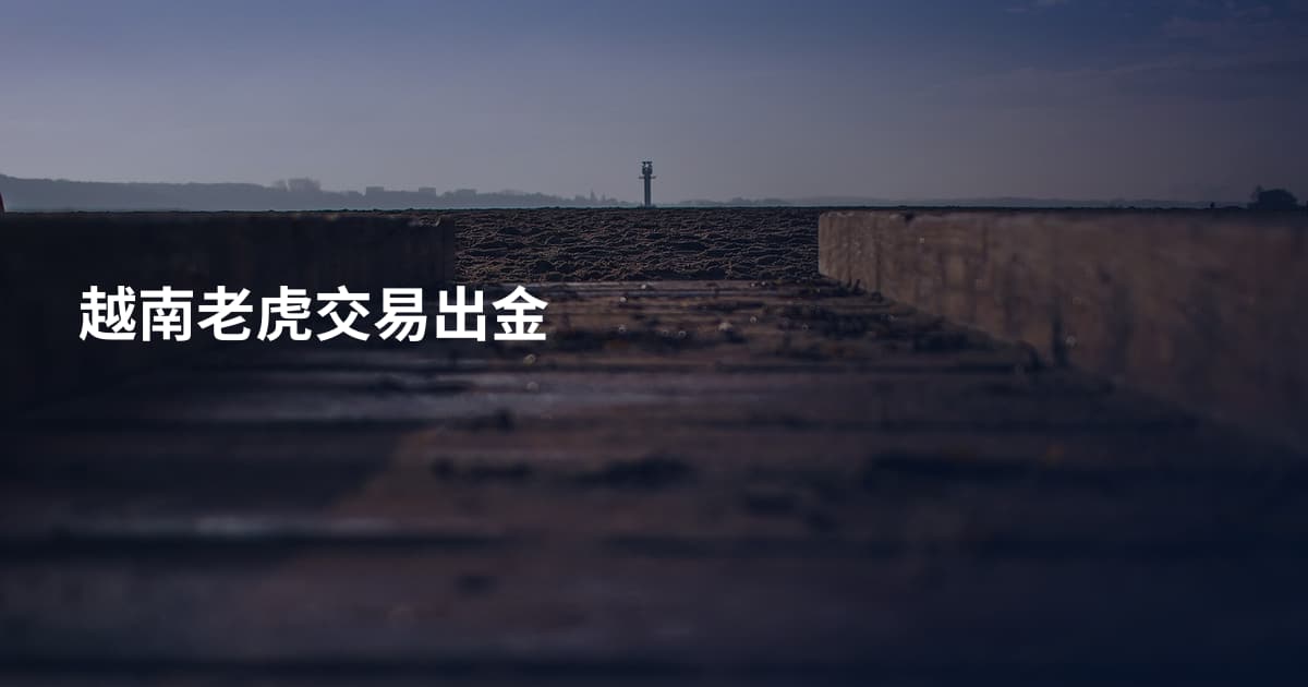 越南老虎交易出金