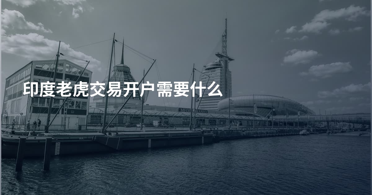 印度老虎交易开户需要什么