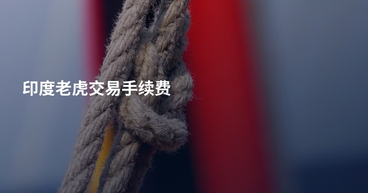 印度老虎交易手续费