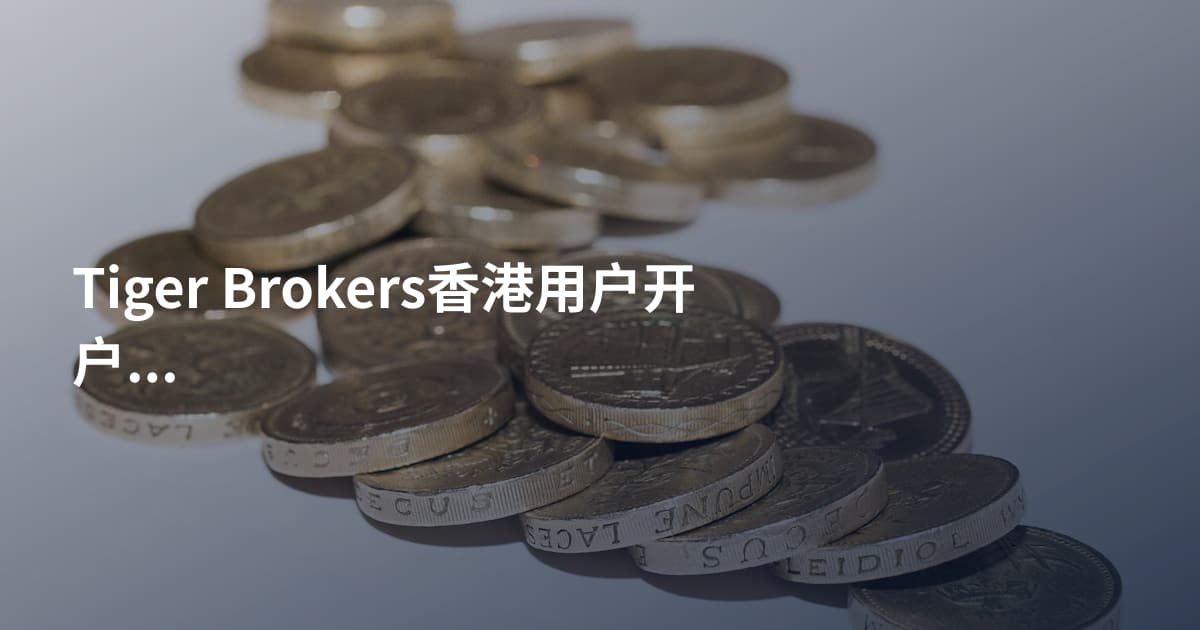 Tiger Brokers香港用户开户流程