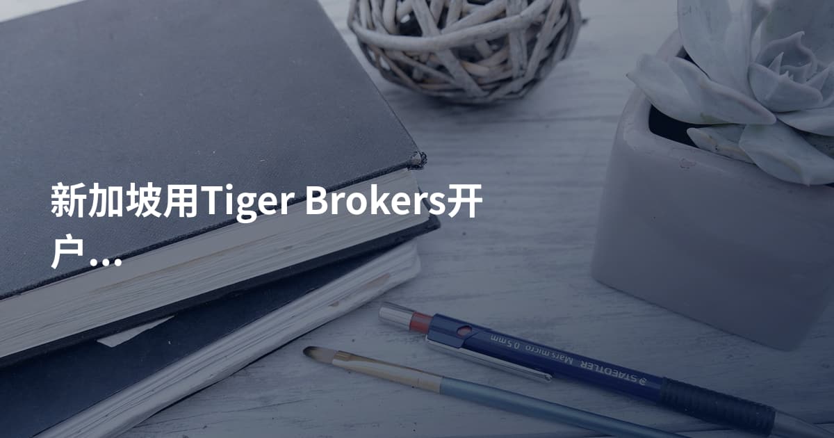 新加坡用Tiger Brokers开户需要什么