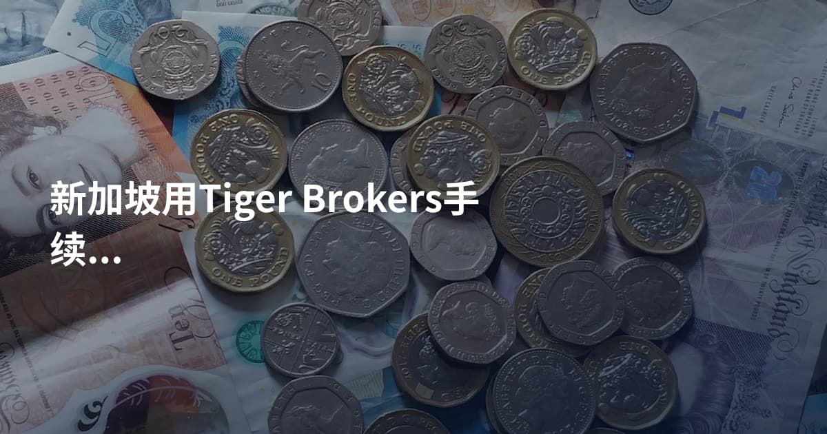 新加坡用Tiger Brokers手续费