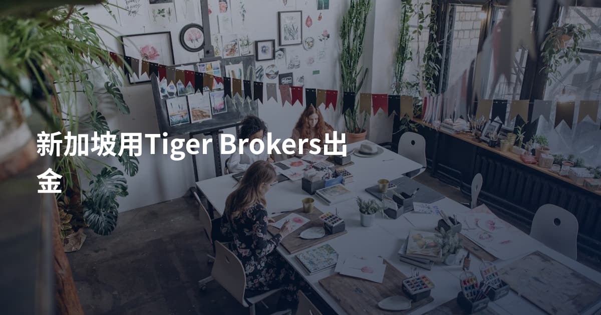 新加坡用Tiger Brokers出金