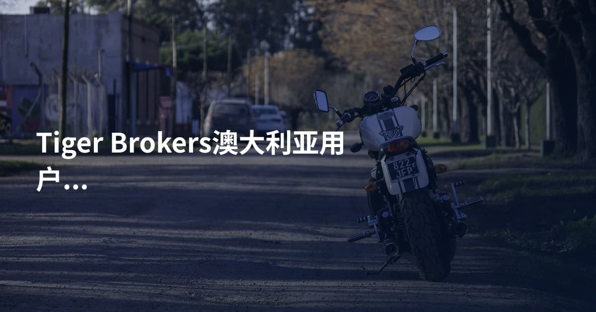 Tiger Brokers澳大利亚用户用哪个平台