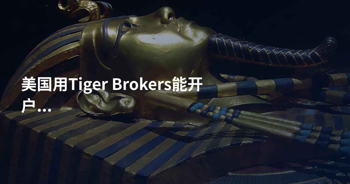 美国用Tiger Brokers能开户吗