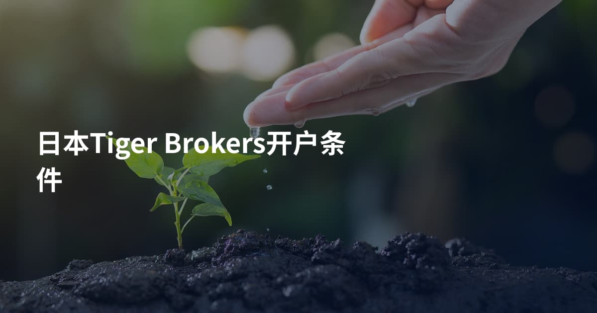 日本Tiger Brokers开户条件