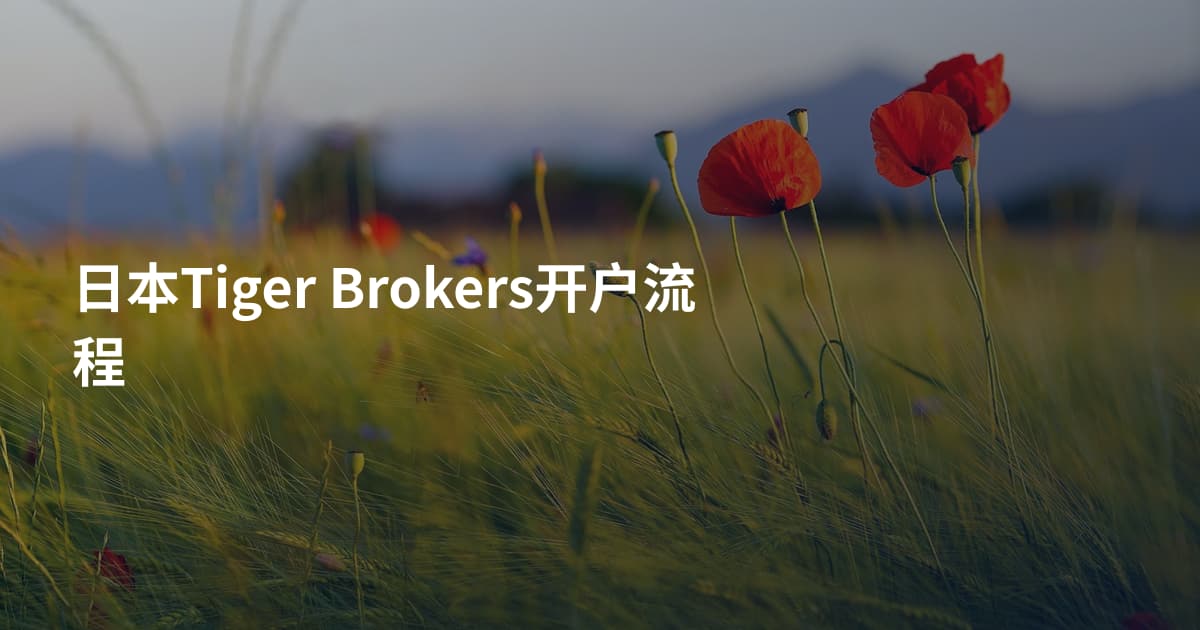 日本Tiger Brokers开户流程