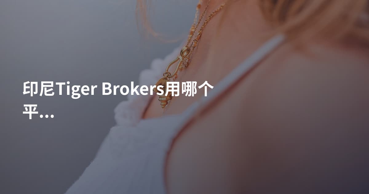 印尼Tiger Brokers用哪个平台
