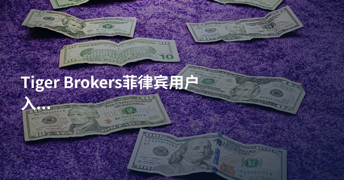 Tiger Brokers菲律宾用户入金