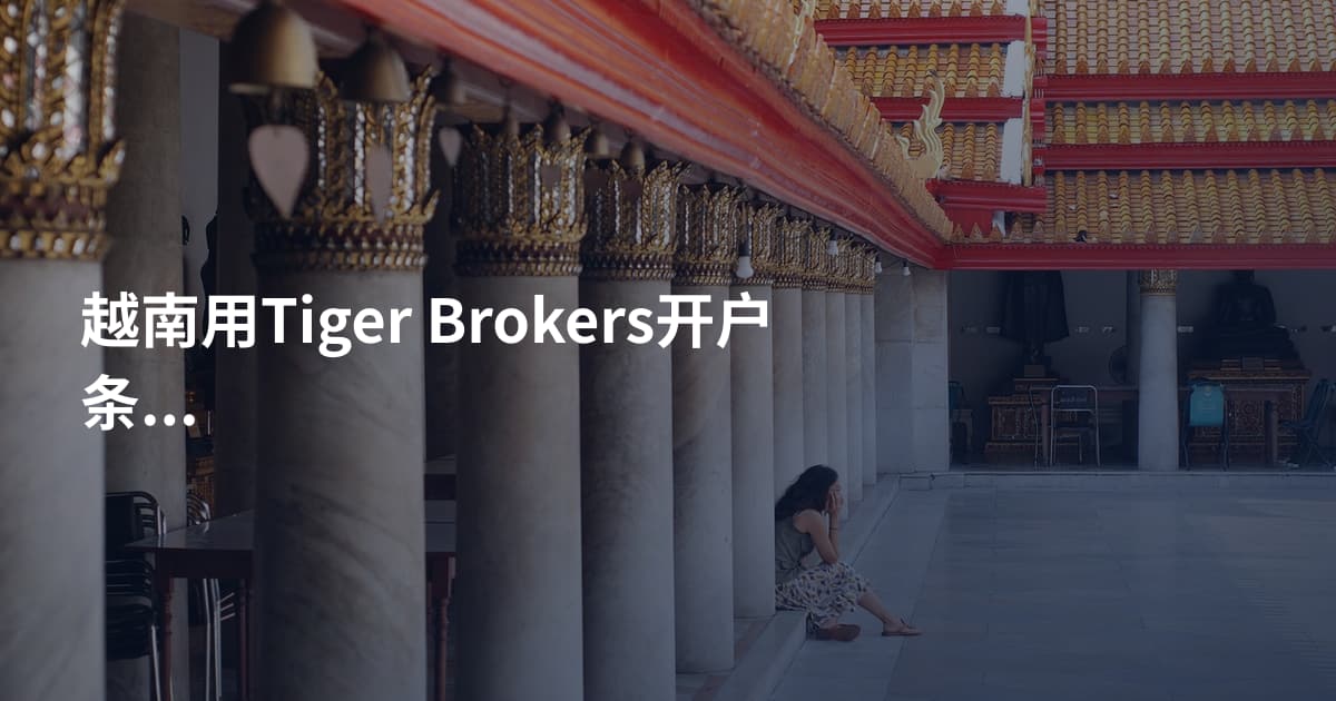 越南用Tiger Brokers开户条件