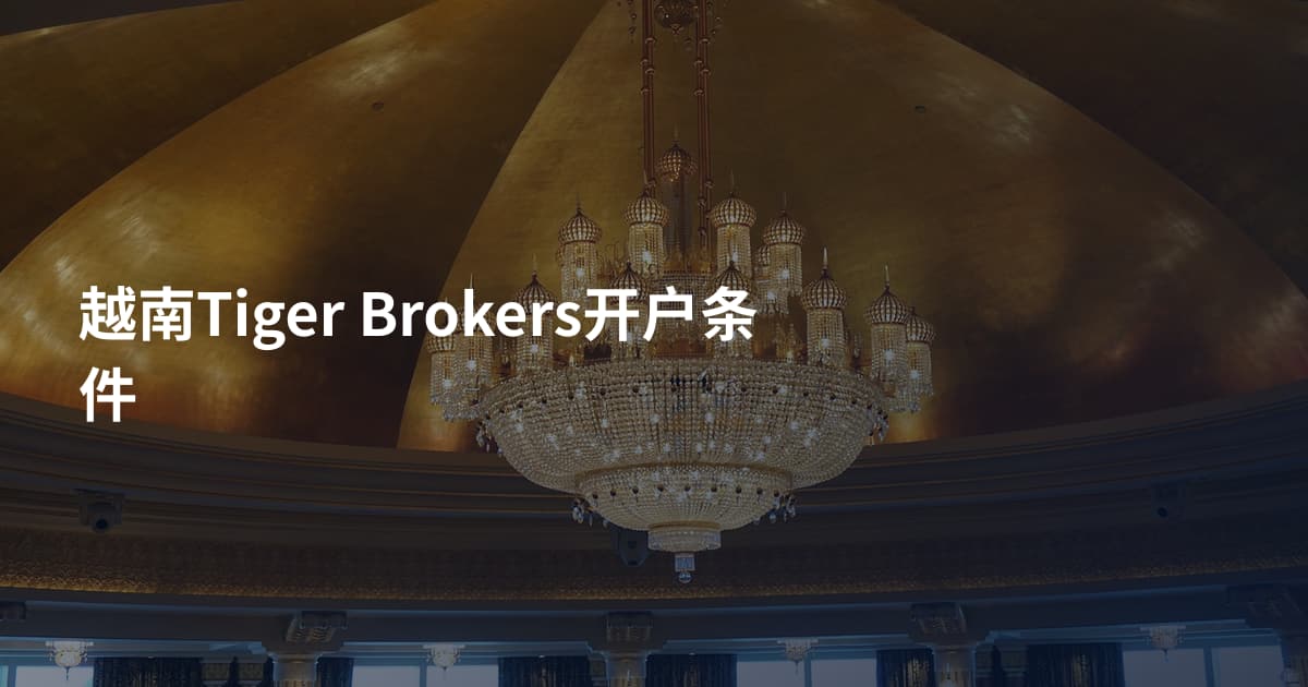 越南Tiger Brokers开户条件