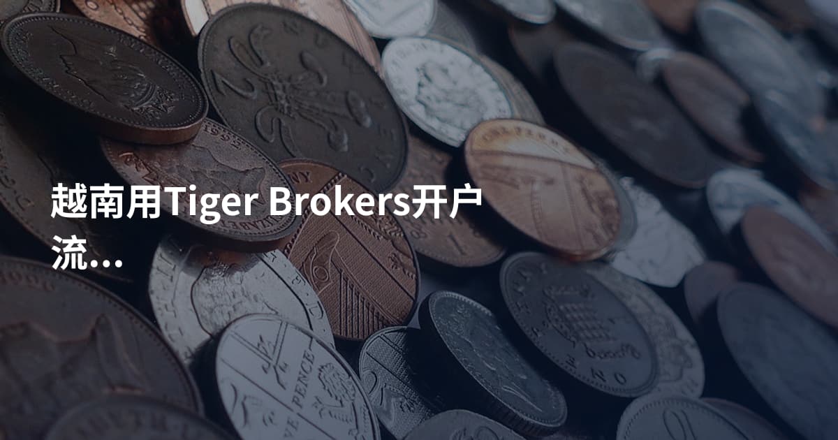 越南用Tiger Brokers开户流程