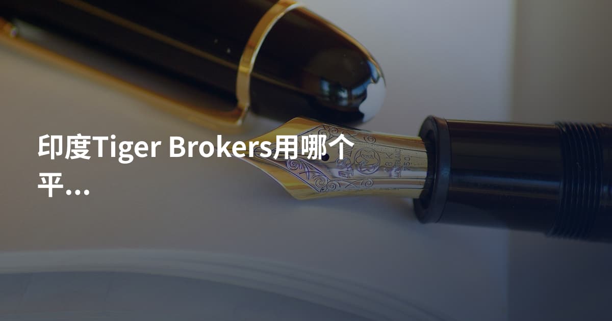 印度Tiger Brokers用哪个平台