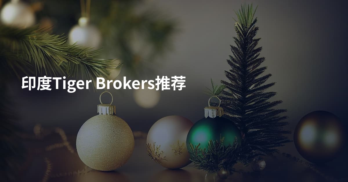 印度Tiger Brokers推荐
