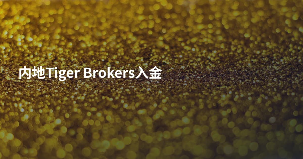 内地Tiger Brokers入金