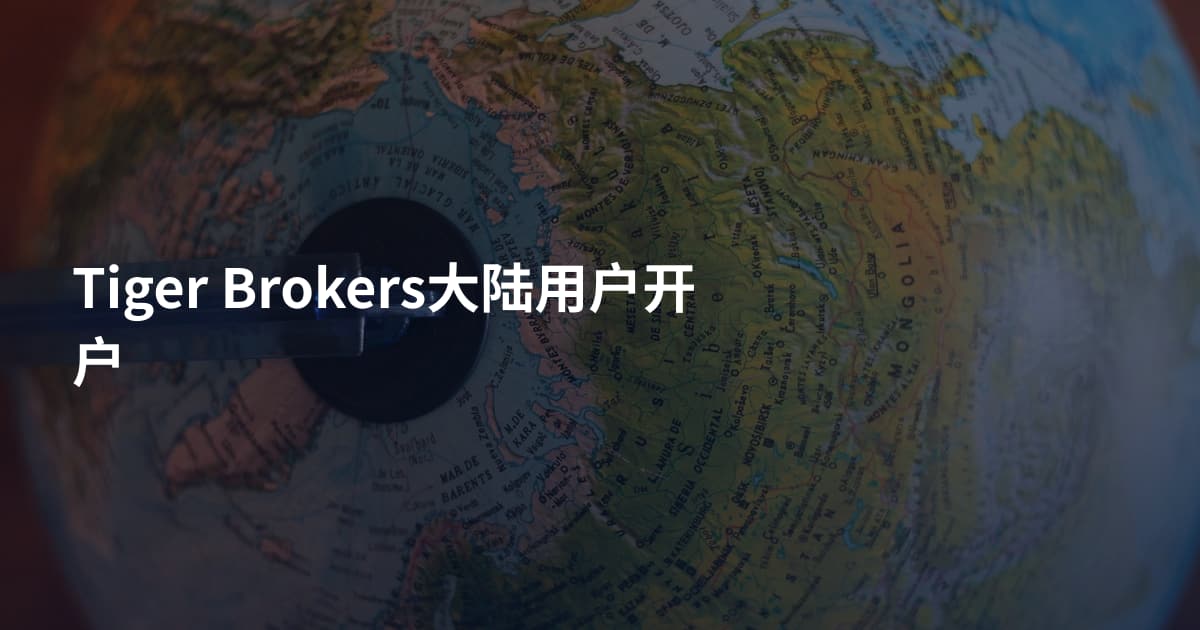 Tiger Brokers大陆用户开户