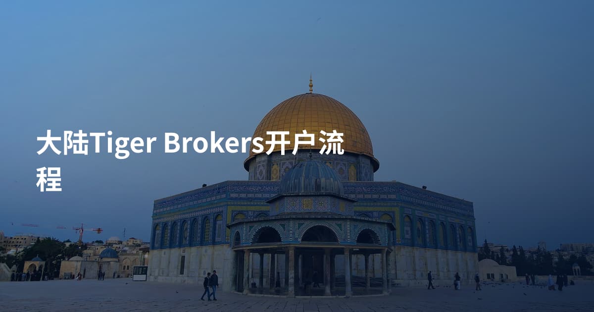大陆Tiger Brokers开户流程