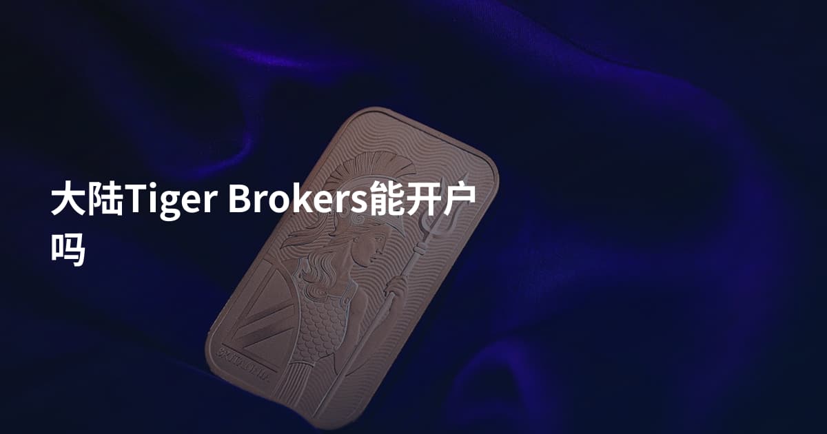 大陆Tiger Brokers能开户吗