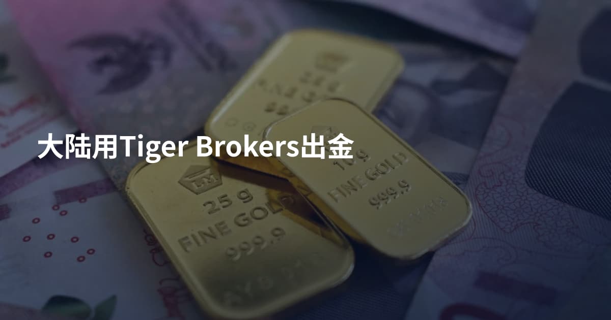 大陆用Tiger Brokers出金