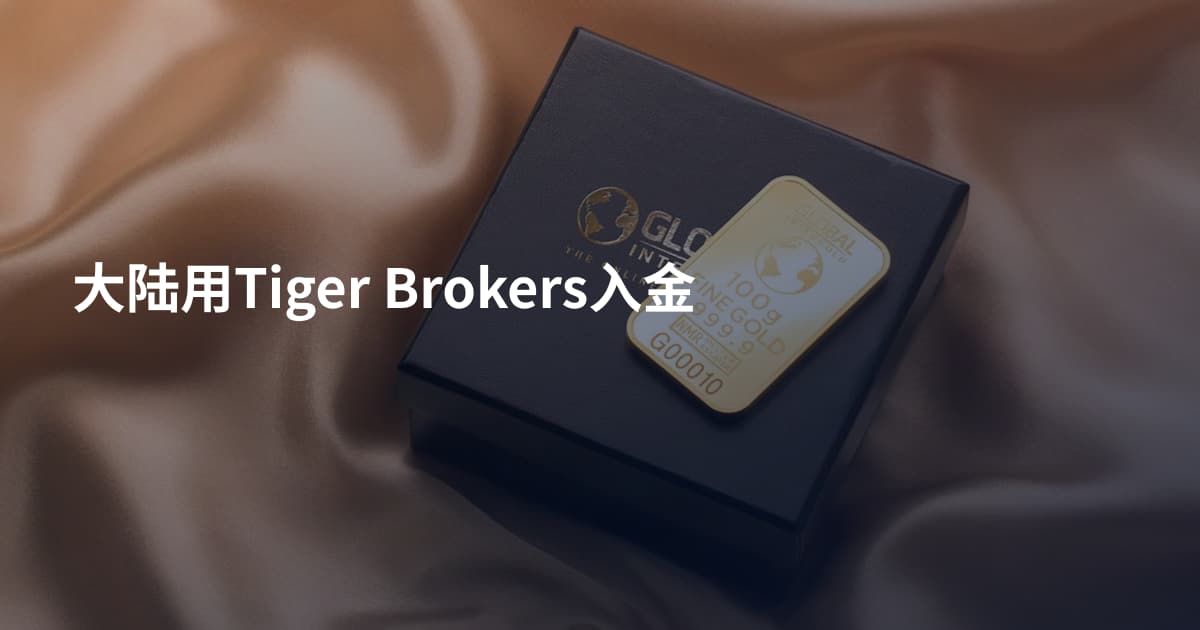 大陆用Tiger Brokers入金