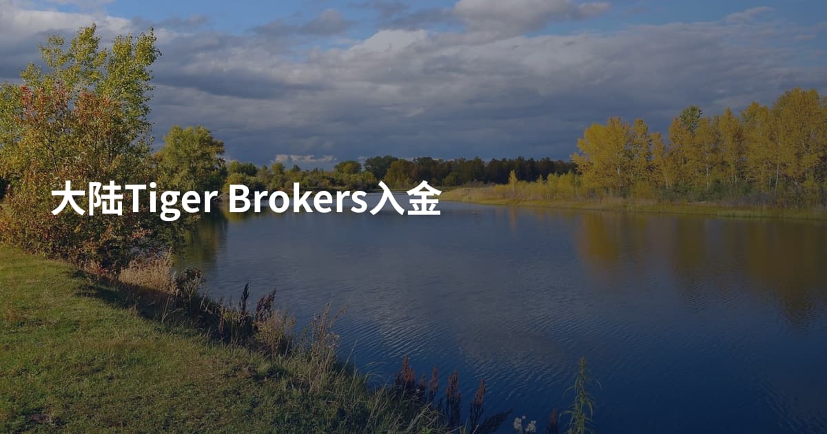 大陆Tiger Brokers入金