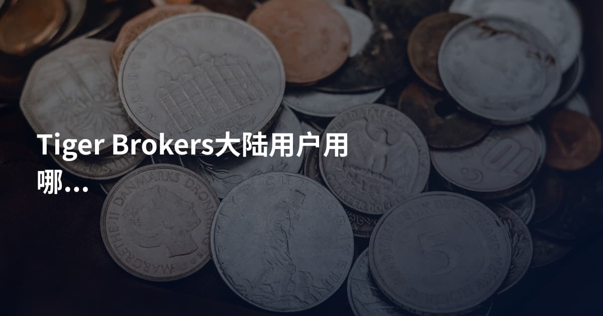 Tiger Brokers大陆用户用哪个平台