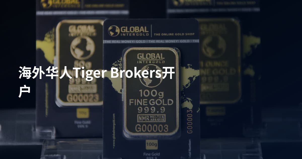 海外华人Tiger Brokers开户