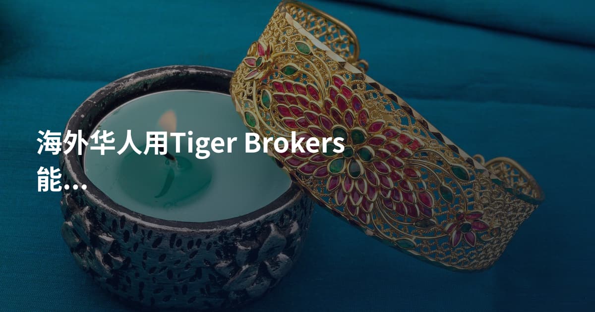 海外华人用Tiger Brokers能开户吗