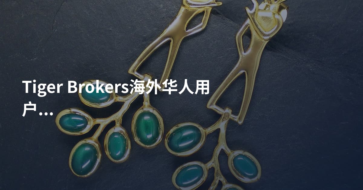 Tiger Brokers海外华人用户入金
