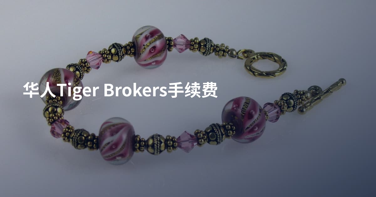 华人Tiger Brokers手续费