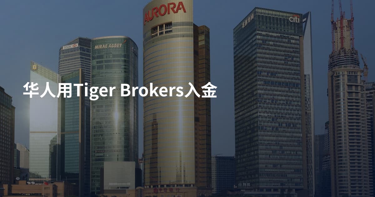 华人用Tiger Brokers入金