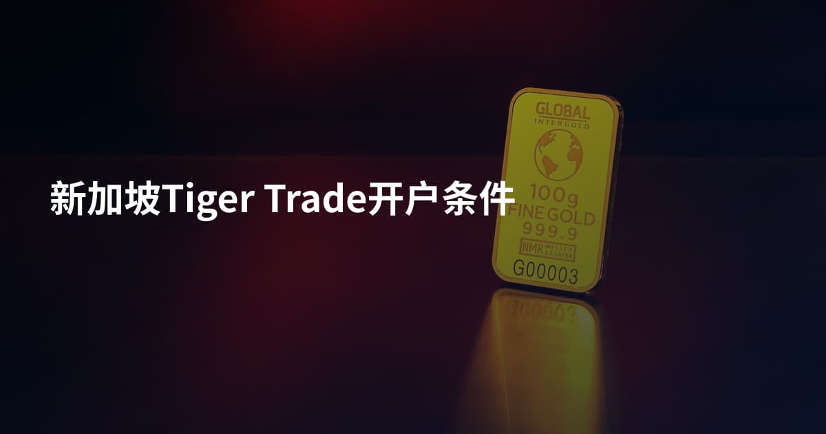 新加坡Tiger Trade开户条件