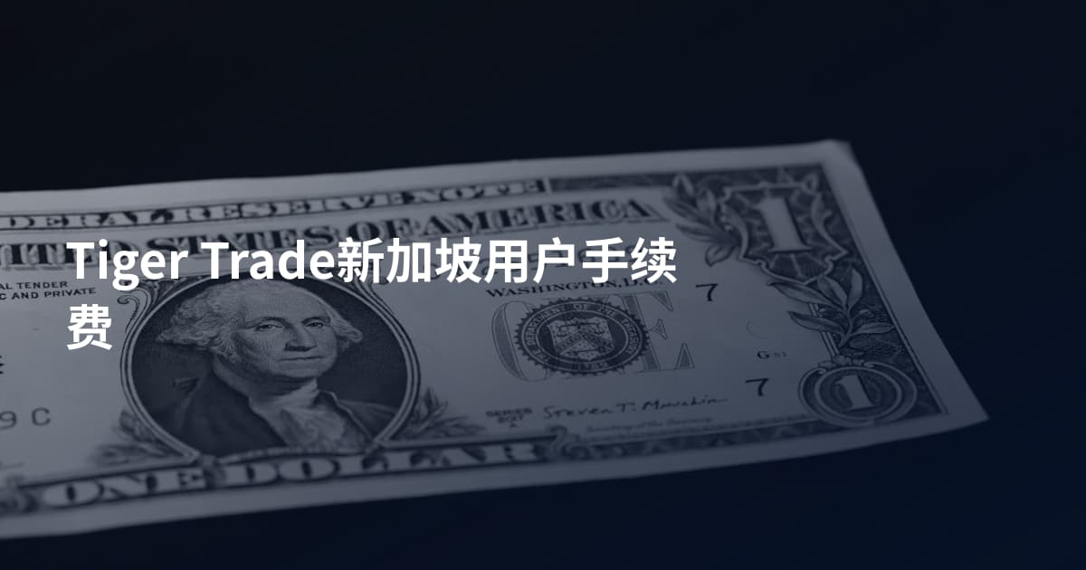 Tiger Trade新加坡用户手续费