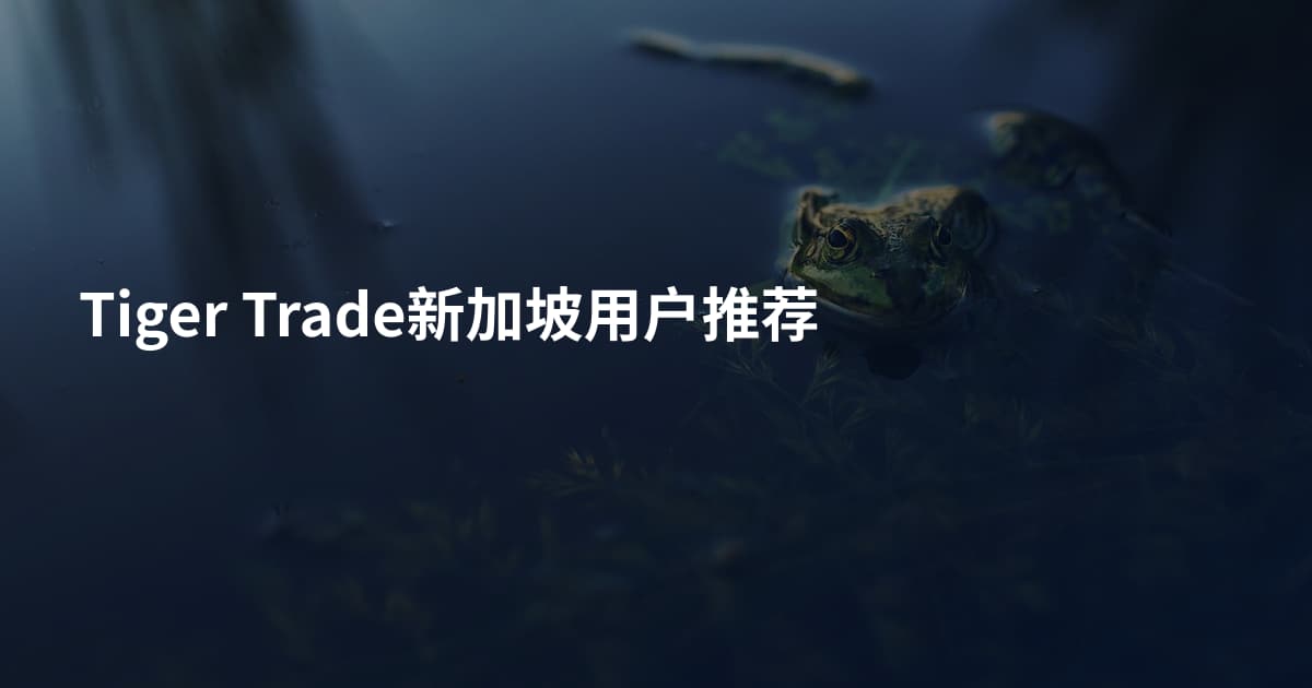 Tiger Trade新加坡用户推荐