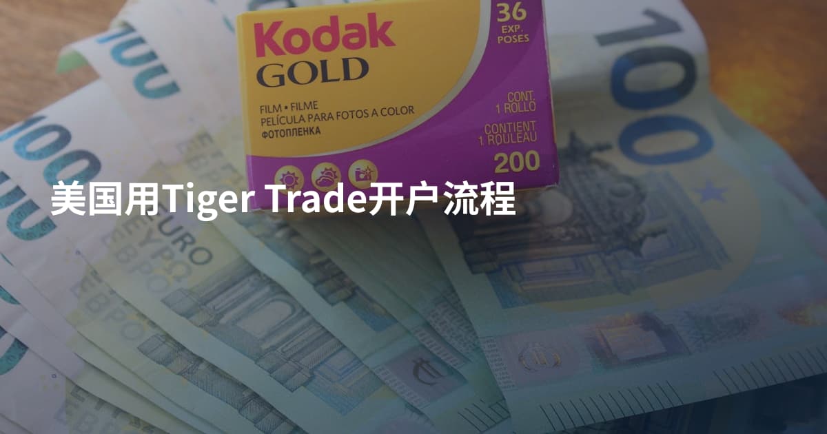 美国用Tiger Trade开户流程