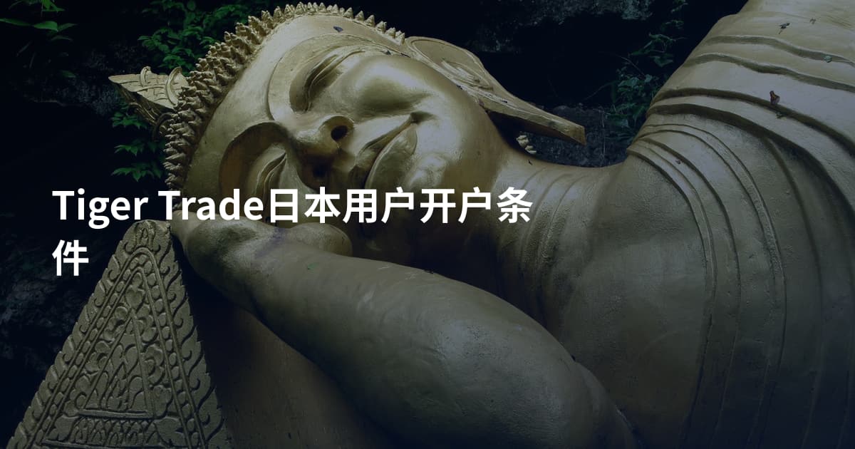 Tiger Trade日本用户开户条件