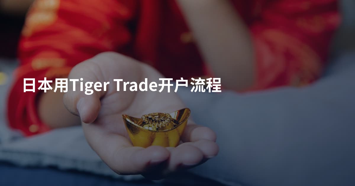 日本用Tiger Trade开户流程