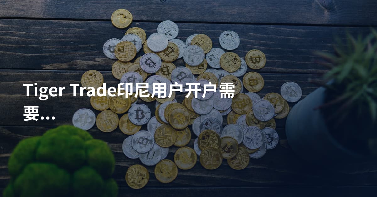 Tiger Trade印尼用户开户需要什么