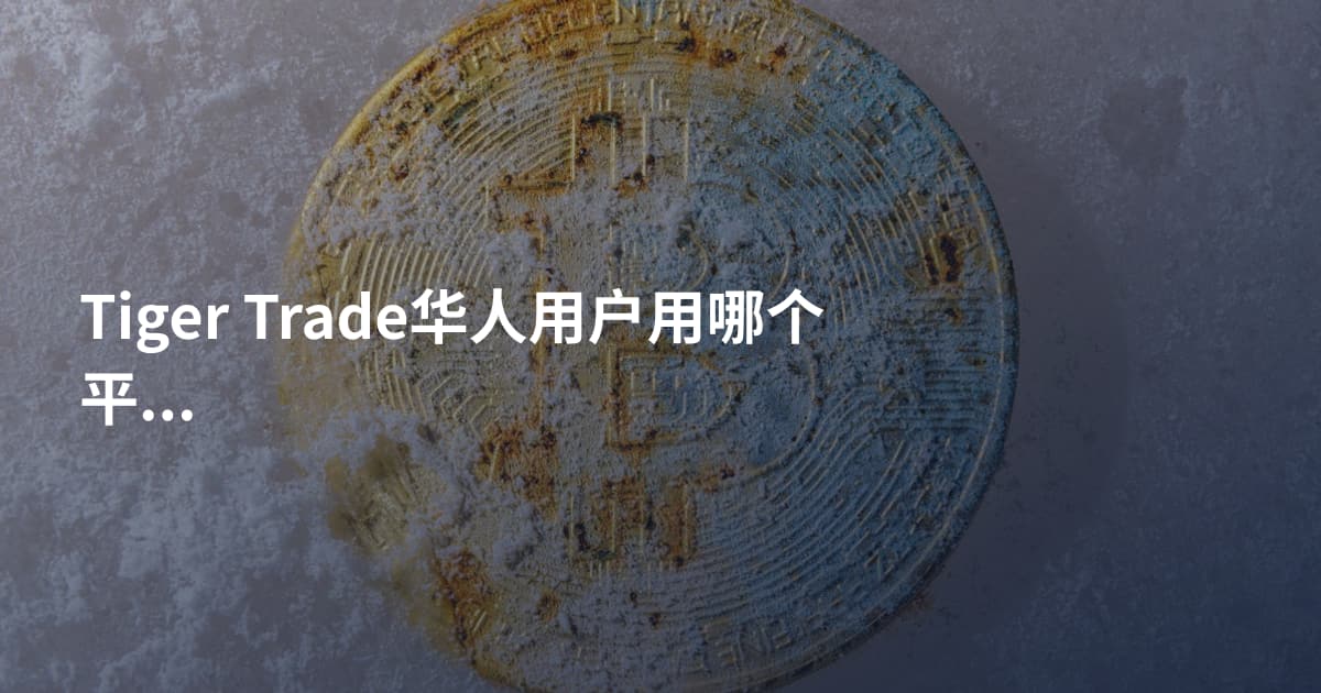 Tiger Trade华人用户用哪个平台