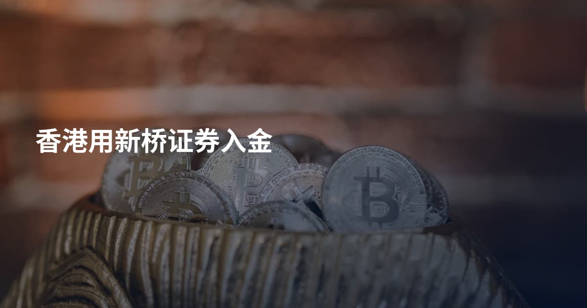 香港用新桥证券入金