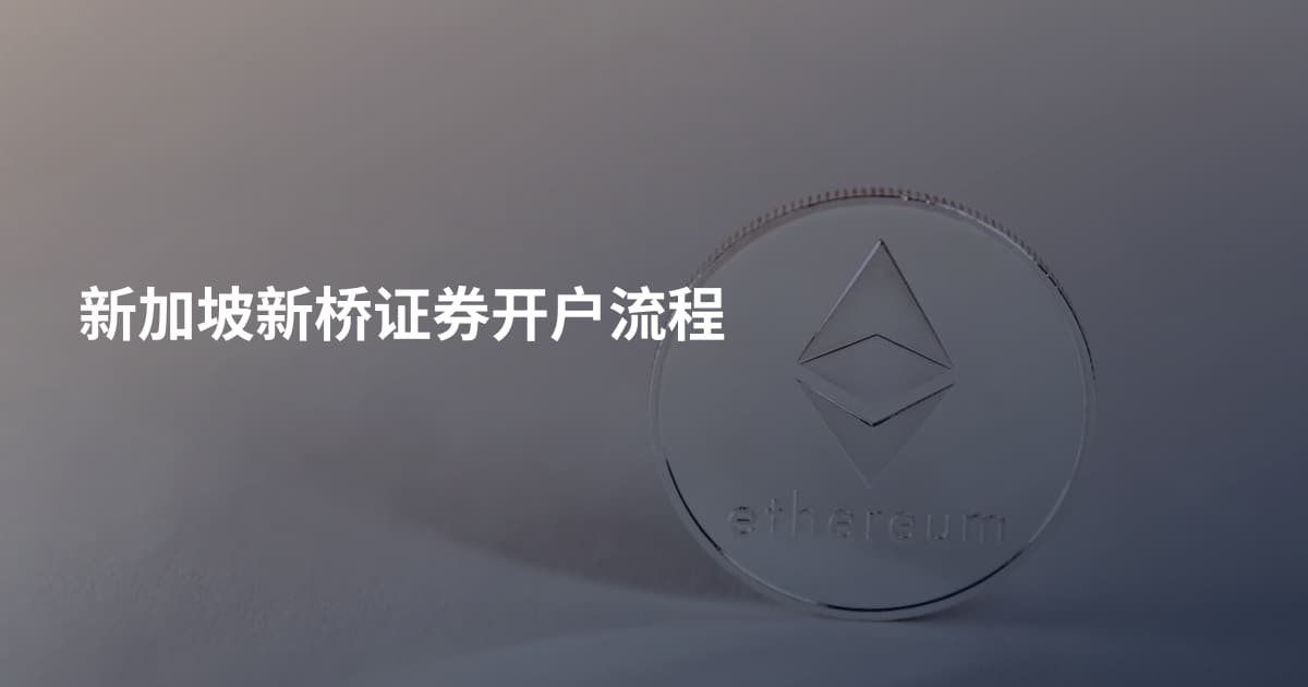 新加坡新桥证券开户流程