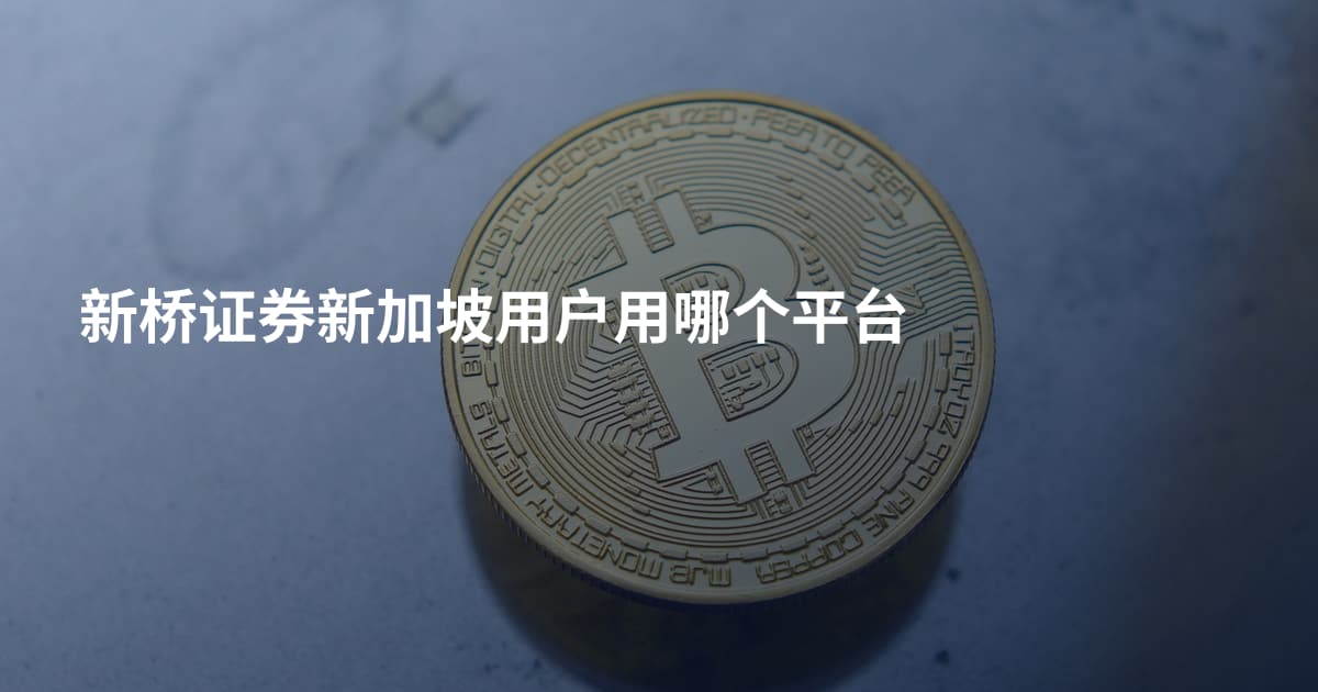 新桥证券新加坡用户用哪个平台