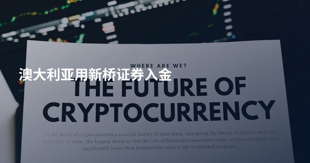 澳大利亚用新桥证券入金