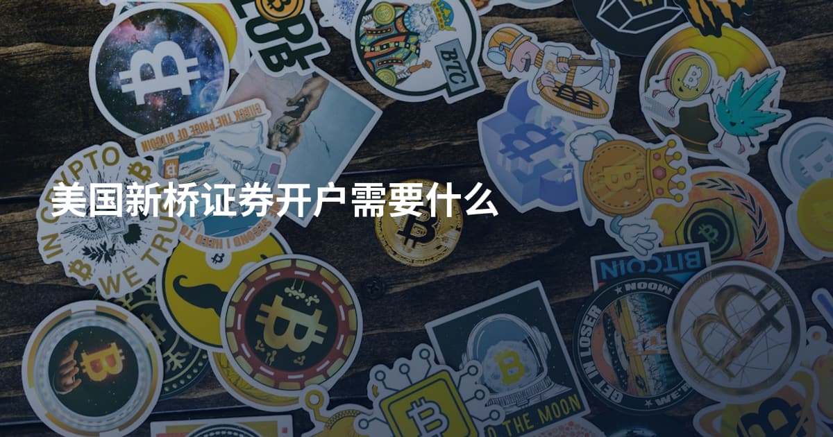 美国新桥证券开户需要什么