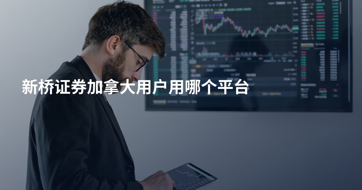 新桥证券加拿大用户用哪个平台