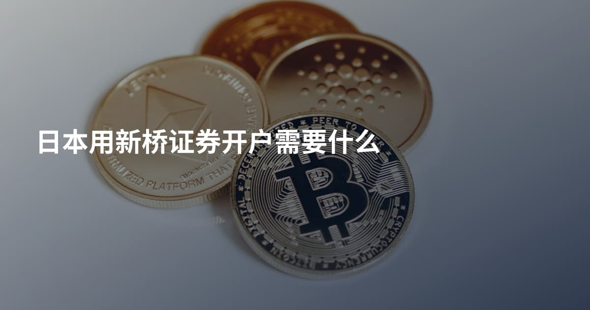 日本用新桥证券开户需要什么