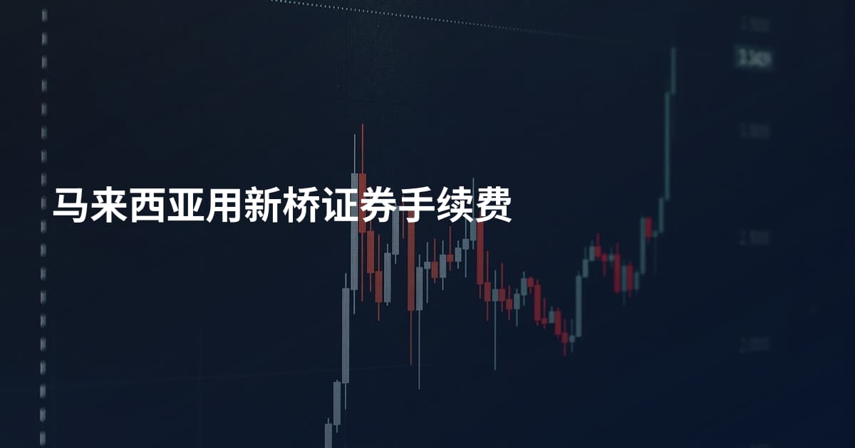 马来西亚用新桥证券手续费