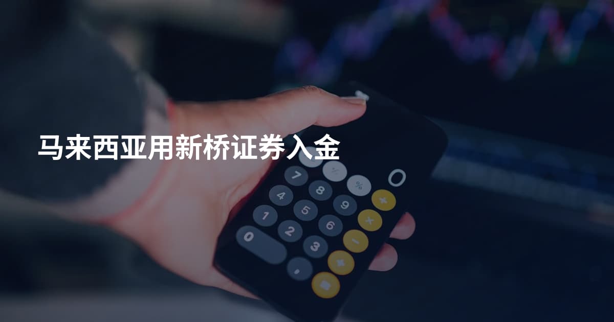 马来西亚用新桥证券入金