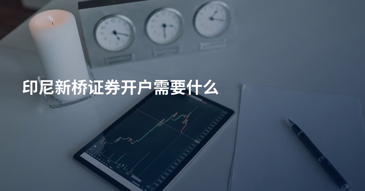 印尼新桥证券开户需要什么
