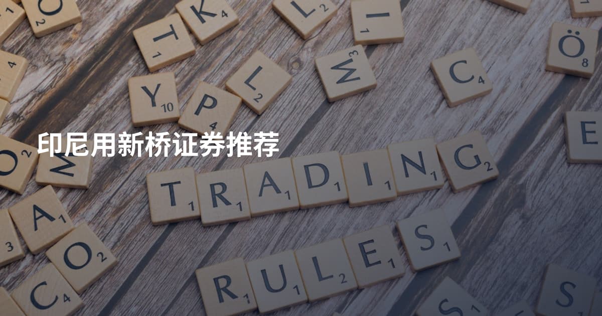 印尼用新桥证券推荐